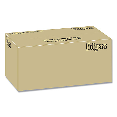 Folgers Ground Coffee Fraction Packs, Traditional Roast, 2oz, 42/Carton (FOL63006)