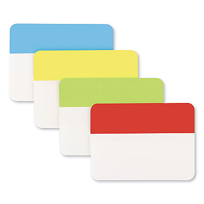 Universal Self Stick Index Tab, 2", Assorted Colors, 40/Pack (UNV99021)