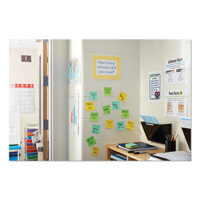 Post-it Extreme Notes Water-Resistant Self-Stick Notes, 3