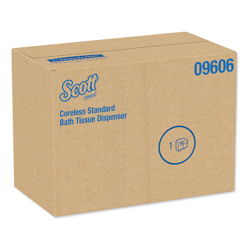 Scott Pro Coreless SRB Tissue Dispenser, 10.13 x 6.4 x 7, Stainless Steel (09606)