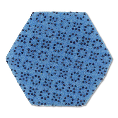 Scotch-Brite PROFESSIONAL Low Scratch Scour Sponge 3000HEX, 4.45 x 3.85, Blue, 16/Carton
