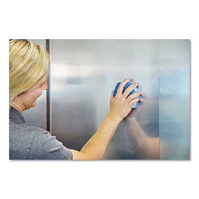 Scotch-Brite PROFESSIONAL Low Scratch Scour Sponge 3000HEX, 4.45 x 3.85, Blue, 16/Carton