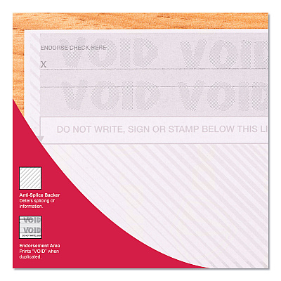 DocuGard Premier Prismatic Check, 13 Features, 8.5 x 11, Blue/Green Prismatic, 500/Ream (PRB04539RM)