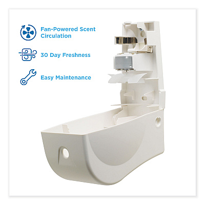 Georgia Pacific Professional ActiveAire Powered Whole-Room Freshener Dispenser, 4.38"  x 4" x 7.81'', White (GPC53287A)