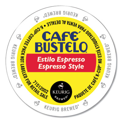 Cafe Bustelo Espresso Style K-Cups, 24/Box (GMT6106)