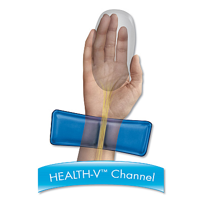 Fellowes Gel Wrist Support with Attached Mouse Pad, 8.25 x 9.87, Blue (FEL9182201)