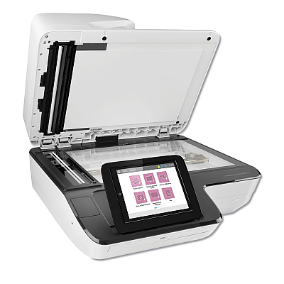 HP ScanJet Enterprise Flow N9120 fn2 Document Scanner, 600 dpi Optical Resolution, 200-Sheet Duplex Auto Document Feeder (L2763A#201)