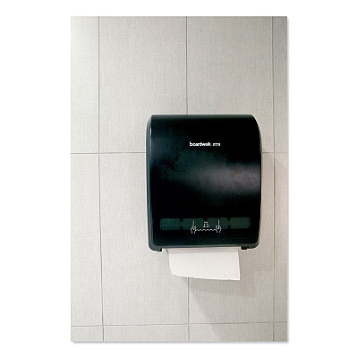 Boardwalk Xtra Mechanical Hands-Free Towel Dispenser, 12.31 x 9.31 x 15.94, Black (BWK29GREEN)