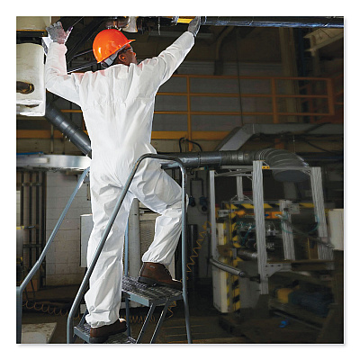 KleenGuard A20 Breathable Particle Protection Coveralls, 3X-Large, White, 20/Carton (KCC49006)