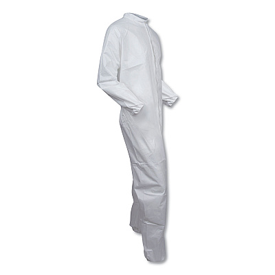 KleenGuard A30 Elastic-Back Coveralls, White, 2X-Large, 25/Carton (KCC46005)