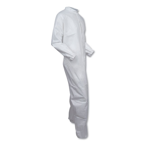 KleenGuard A30 Elastic-Back Coveralls, White, 2X-Large, 25/Carton (46005)