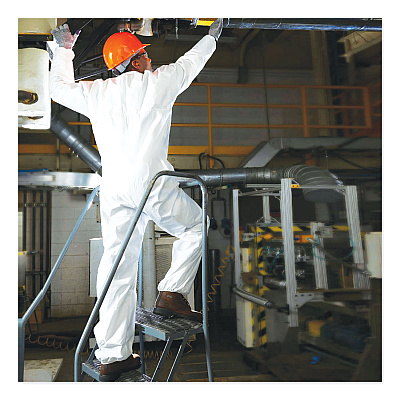 KleenGuard A20 Breathable Particle Protection Coveralls, Zip Closure, 2X-Large, White (KCC49105)