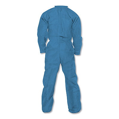 KleenGuard A20 Breathable Particle Protection Coveralls, Medium, Blue, 24/Carton (KCC58532)