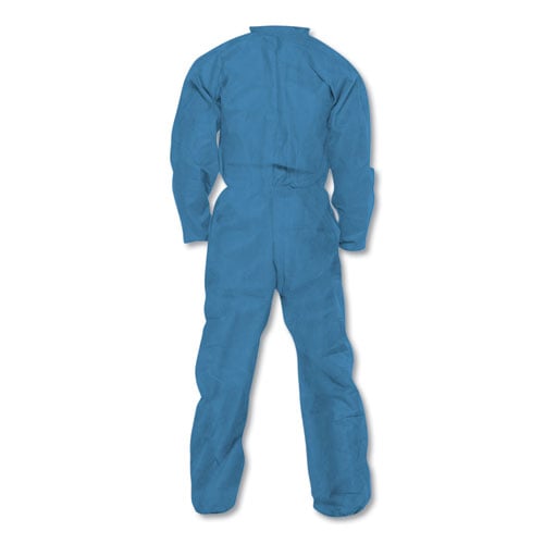 KleenGuard A20 Breathable Particle Protection Coveralls, Medium, Blue, 24/Carton (58532)