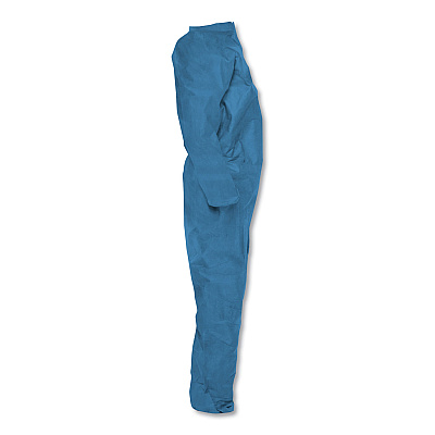KleenGuard A20 Breathable Particle Protection Coveralls, Medium, Blue, 24/Carton (KCC58532)
