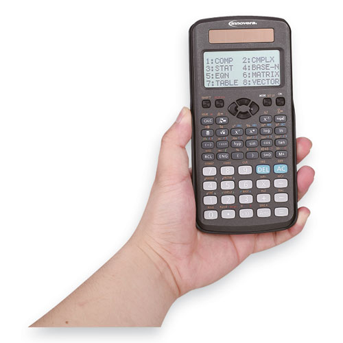 Innovera 417-Function Advanced Scientific Calculator, 15-Digit LCD (15970)