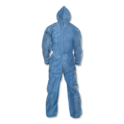 KleenGuard A20 Breathable Particle Protection Coveralls, X-Large, Blue, 24/Carton (KCC58514)