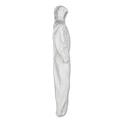 KleenGuard A20 Breathable Particle Protection Coveralls, Zip Closure, 3X-Large, White (KCC49116)