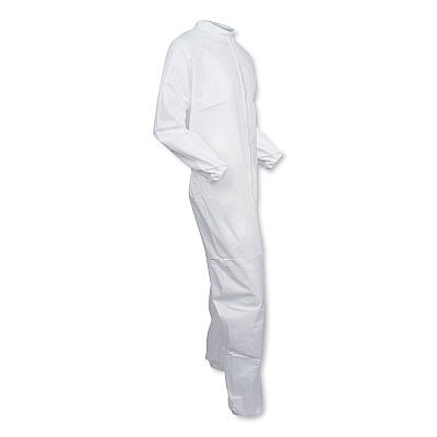 KleenGuard A30 Elastic-Back Coveralls, White, X-Large, 25/Carton (KCC46004)