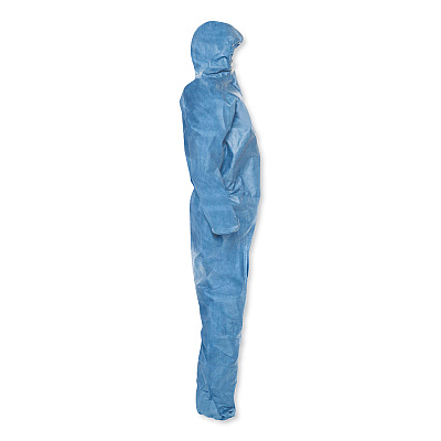 KleenGuard A20 Breathable Particle Protection Coveralls, X-Large, Blue, 24/Carton (KCC58514)
