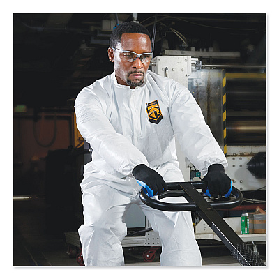 KleenGuard A30 Elastic-Back Coveralls, White, 2X-Large, 25/Carton (KCC46005)