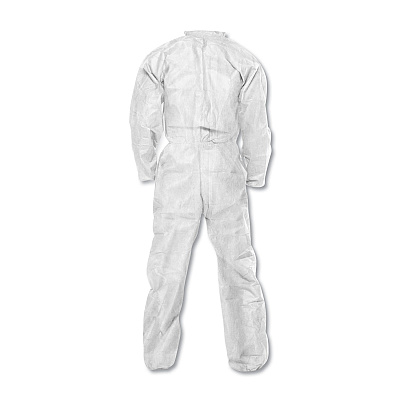 KleenGuard A20 Breathable Particle Protection Coveralls, 3X-Large, White, 20/Carton (KCC49006)