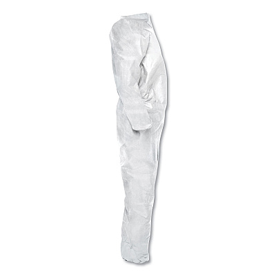 KleenGuard A20 Breathable Particle Protection Coveralls, 3X-Large, White, 20/Carton (KCC49006)