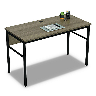 Linea Italia Urban Series Desk Workstation, 47.25" x 23.75" x 29.5", Natural Walnut (LITUR600NW)
