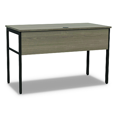 Linea Italia Urban Series Desk Workstation, 47.25" x 23.75" x 29.5", Natural Walnut (LITUR600NW)