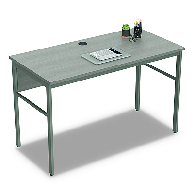 Linea Italia Urban Series Desk Workstation, 47.25" x 23.75" x 29.5", Ash (LITUR600ASH)