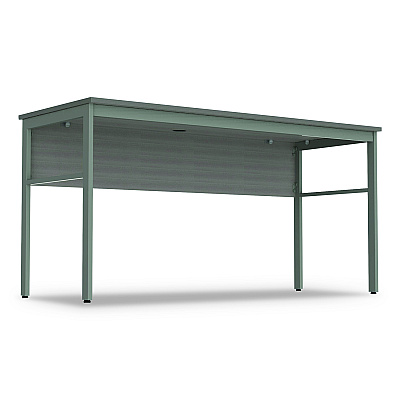 Linea Italia Urban Series Desk Workstation, 59" x 23.75" x 29.5", Ash (LITUR601ASH)
