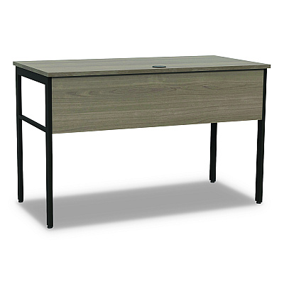 Linea Italia Urban Series Desk Workstation, 59" x 23.75" x 29.5", Natural Walnut (LITUR601NW)
