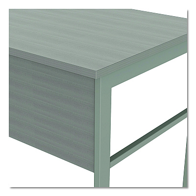 Linea Italia Urban Series Desk Workstation, 59" x 23.75" x 29.5", Ash (LITUR601ASH)