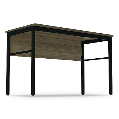 Linea Italia Urban Series Desk Workstation, 47.25" x 23.75" x 29.5", Natural Walnut (LITUR600NW)