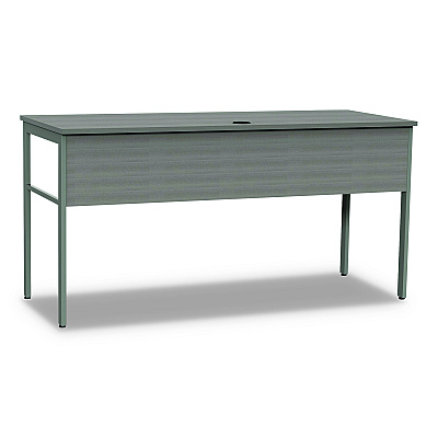 Linea Italia Urban Series Desk Workstation, 59" x 23.75" x 29.5", Ash (LITUR601ASH)