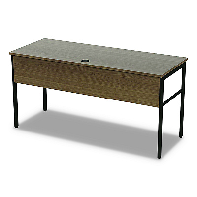 Linea Italia Urban Series Desk Workstation, 59" x 23.75" x 29.5", Natural Walnut (LITUR601NW)