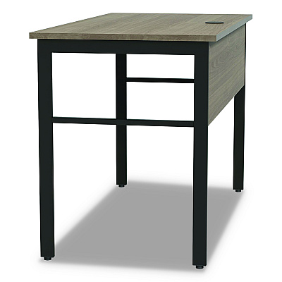 Linea Italia Urban Series Desk Workstation, 59" x 23.75" x 29.5", Natural Walnut (LITUR601NW)