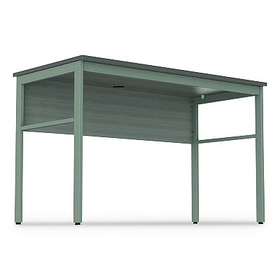 Linea Italia Urban Series Desk Workstation, 47.25" x 23.75" x 29.5", Ash (LITUR600ASH)