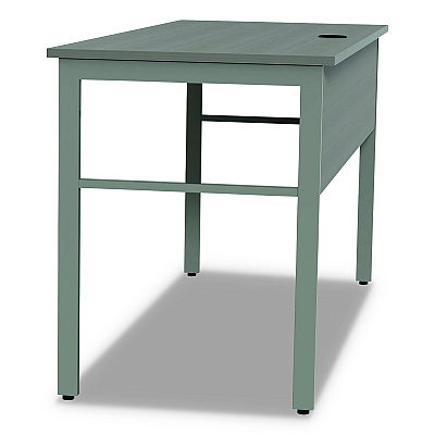 Linea Italia Urban Series Desk Workstation, 59" x 23.75" x 29.5", Ash (LITUR601ASH)