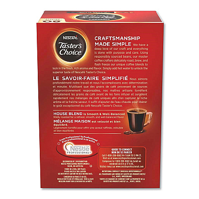 Nescaf Taster's Choice Stick Pack, House Blend, .06 oz, 480/Carton (NES15782CT)