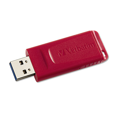 Verbatim Store 'n' Go USB Flash Drive, 8 GB, Assorted Colors, 3/Pack (98703)