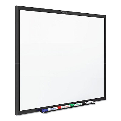 Quartet Classic Series Total Erase Dry Erase Boards, 36 x 24, White Surface, Black Aluminum Frame (QRTS533B)