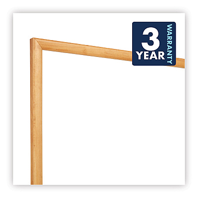 Quartet Classic Series Total Erase Dry Erase Boards, 36 x 24, White Surface, Oak Fiberboard Frame (QRTS573)