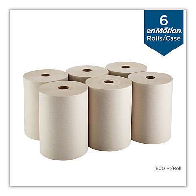 Georgia Pacific Professional High Capacity Roll Towel, 10" x 800 ft, Brown, 6 Rolls/Carton (GPC89480)