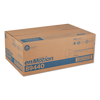 Georgia Pacific Professional EnMotion EPA Compliant Touchless Roll Towels, 8.25" x 700 ft, Brown, 6/Carton (GPC89440)