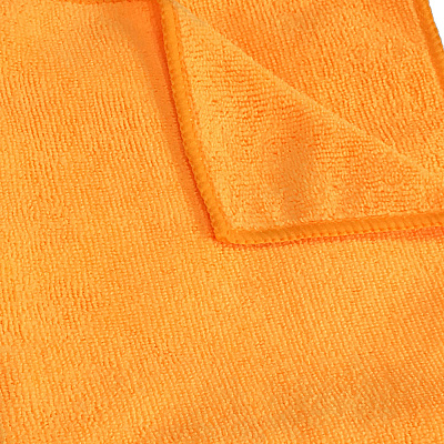 Smart Choice Microfiber Cloths 16x16 45gm Orange, Pack Of 12 (PNP915101-OR)