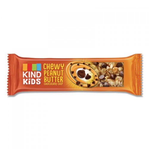 KIND KIDS BARS, CHEWY PEANUT BUTTER CHOCOLATE CHIP, 0.81 OZ, 6/PACK (25988)