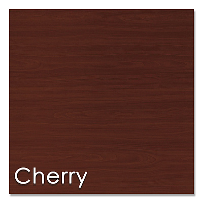Linea Italia Study Carrell Add On, 1-Leg, 31.25 x 23.25 x 45.25, Cherry (LITSC802CH)
