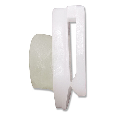 Advantus StikkiCLIPS, Adhesive Back, 40 Sheet Capacity, White, 20/Pack (AVT01220)