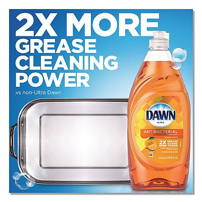 Dawn Ultra Antibacterial Dishwashing Liquid, Orange, 40 oz Bottle (PGC91092EA)